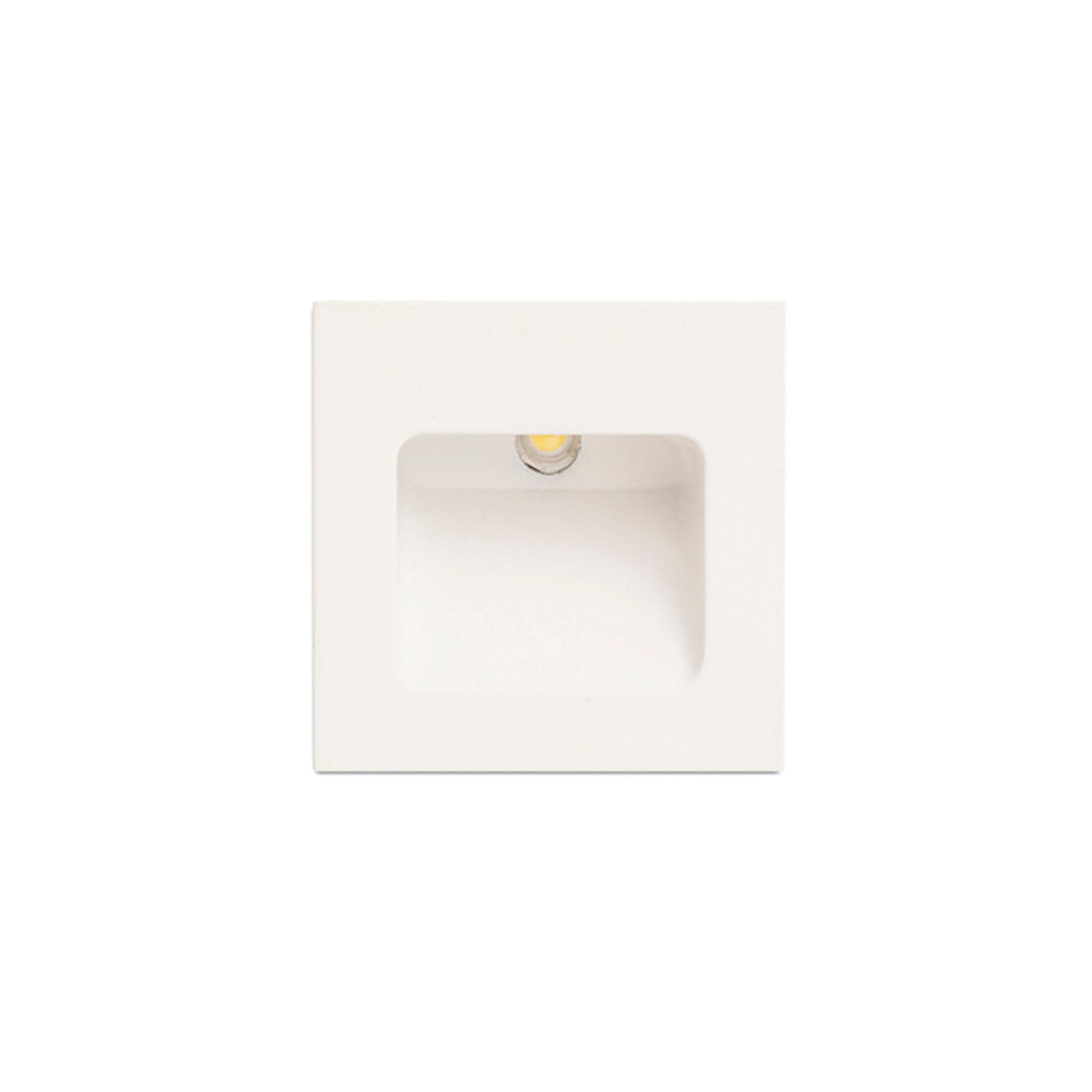 AMARO inbouw wandlamp wit detailopname
