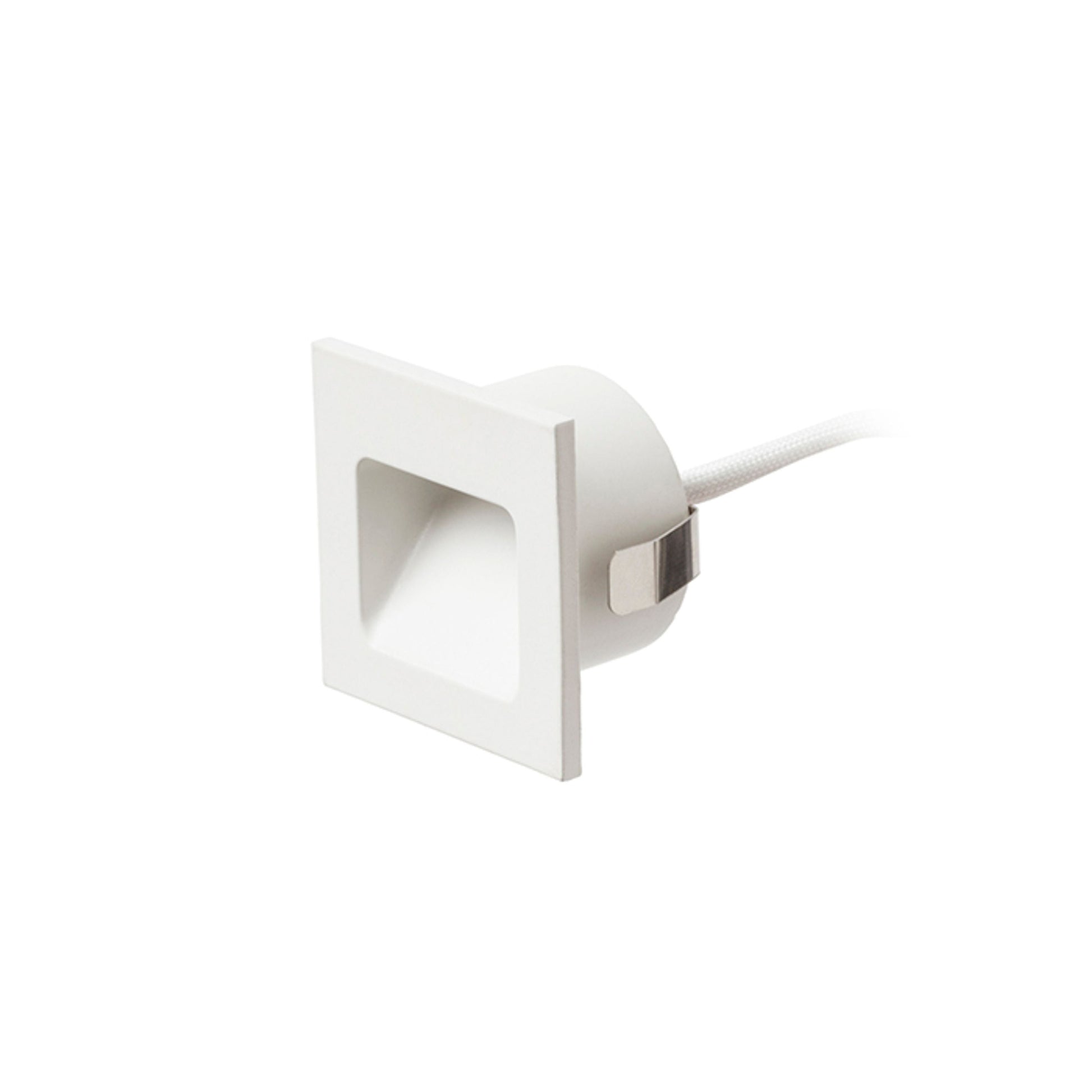 AMARO inbouw wandlamp wit sfeerbeeld gang