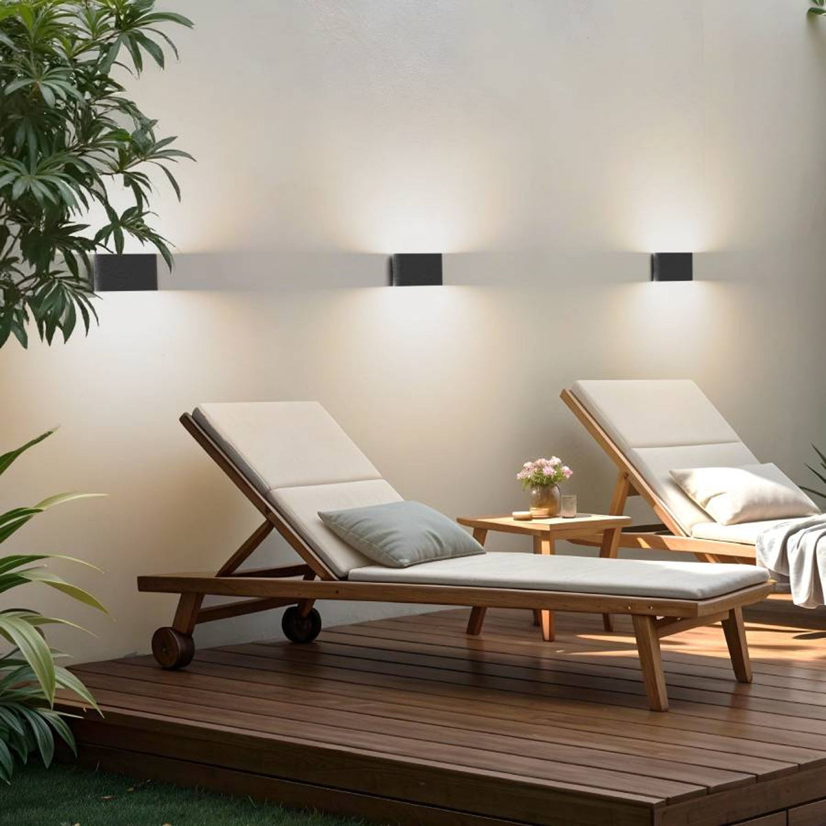 CHOIX 175 | ince dış mekân duvar lambası up-down | LED 10W 660lm 3000K | IP54 | antrasit