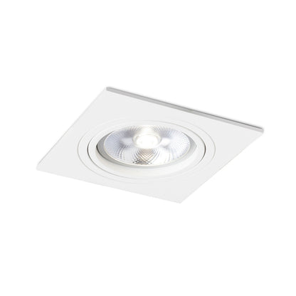PASADENA G53 SQ I | kantelbare inbouwspot | G53 AR111 | vierkant 17 cm, wit of zwart