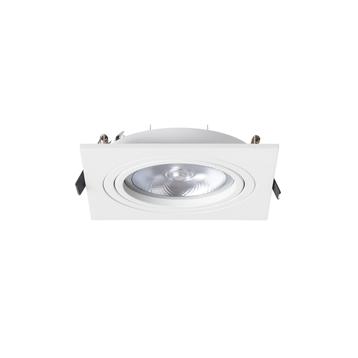 PASADENA G53 SQ I | kantelbare inbouwspot | G53 AR111 | vierkant 17 cm, wit of zwart
