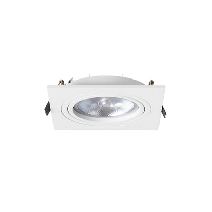 PASADENA G53 SQ I | kantelbare inbouwspot | G53 AR111 | vierkant 17 cm, wit of zwart