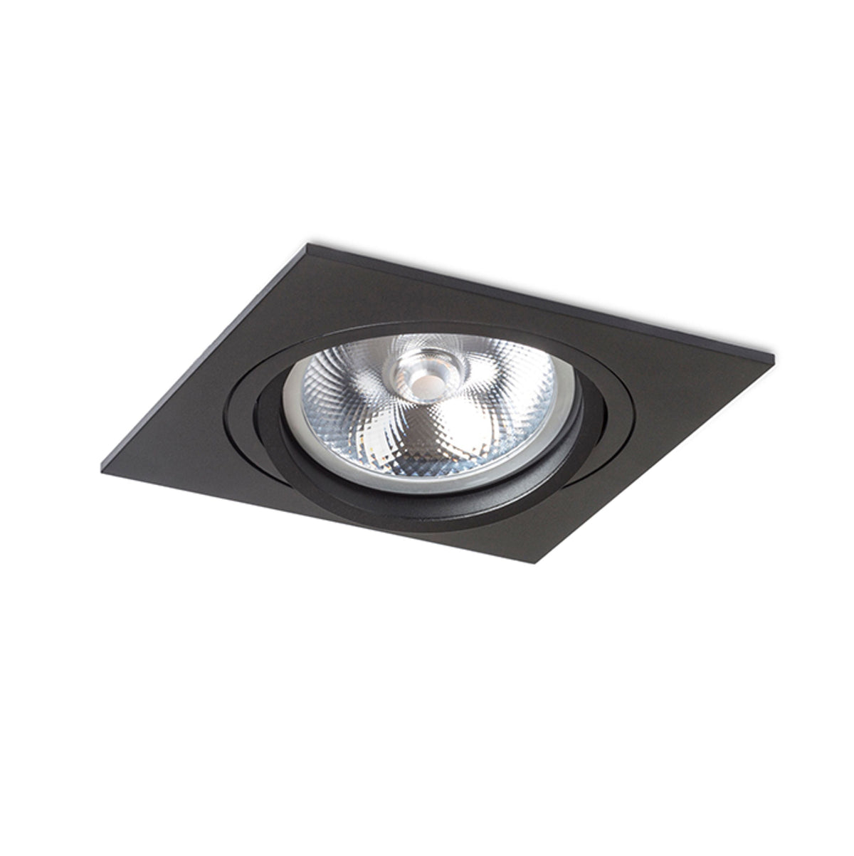 PASADENA G53 SQ I | kantelbare inbouwspot | G53 AR111 | vierkant 17 cm, wit of zwart