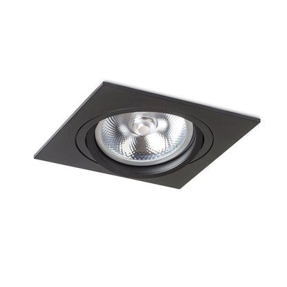 PASADENA G53 SQ I | kantelbare inbouwspot | G53 AR111 | vierkant 17 cm, wit of zwart