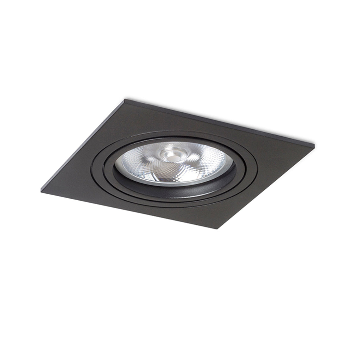 PASADENA G53 SQ I | kantelbare inbouwspot | G53 AR111 | vierkant 17 cm, wit of zwart