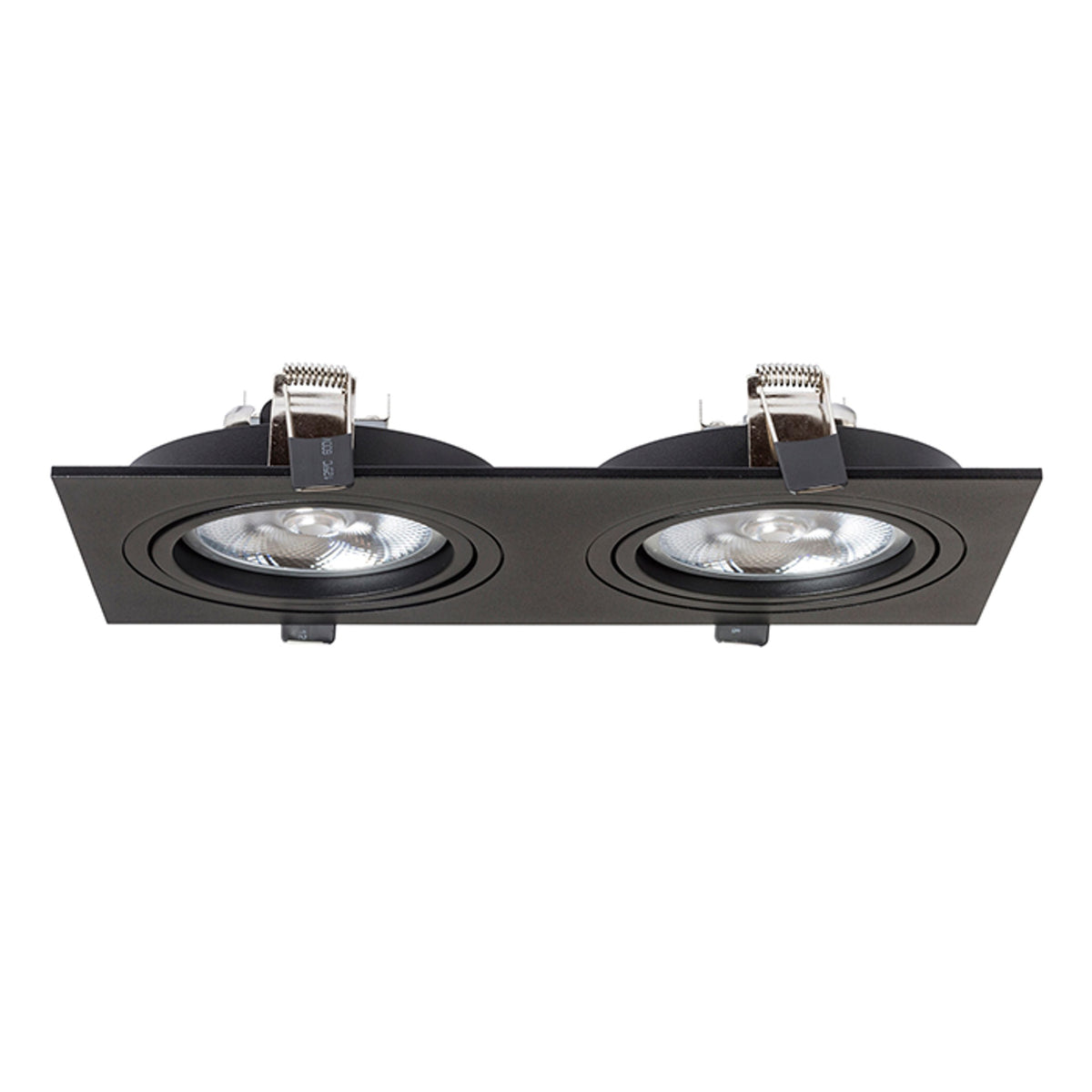 PASADENA G53 SQ II | dubbele kantelbare inbouwspot | 2x G53 AR111 | 34 cm in 3 kleuren