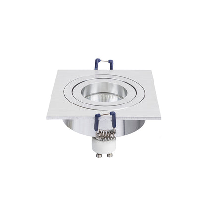 PASADENA GU10 SQ I | adjustable recessed spotlight | GU10 | square in 3 colors | with or without light source