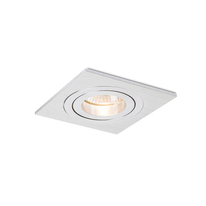 PASADENA GU10 SQ I | adjustable recessed spotlight | GU10 | square in 3 colors | with or without light source