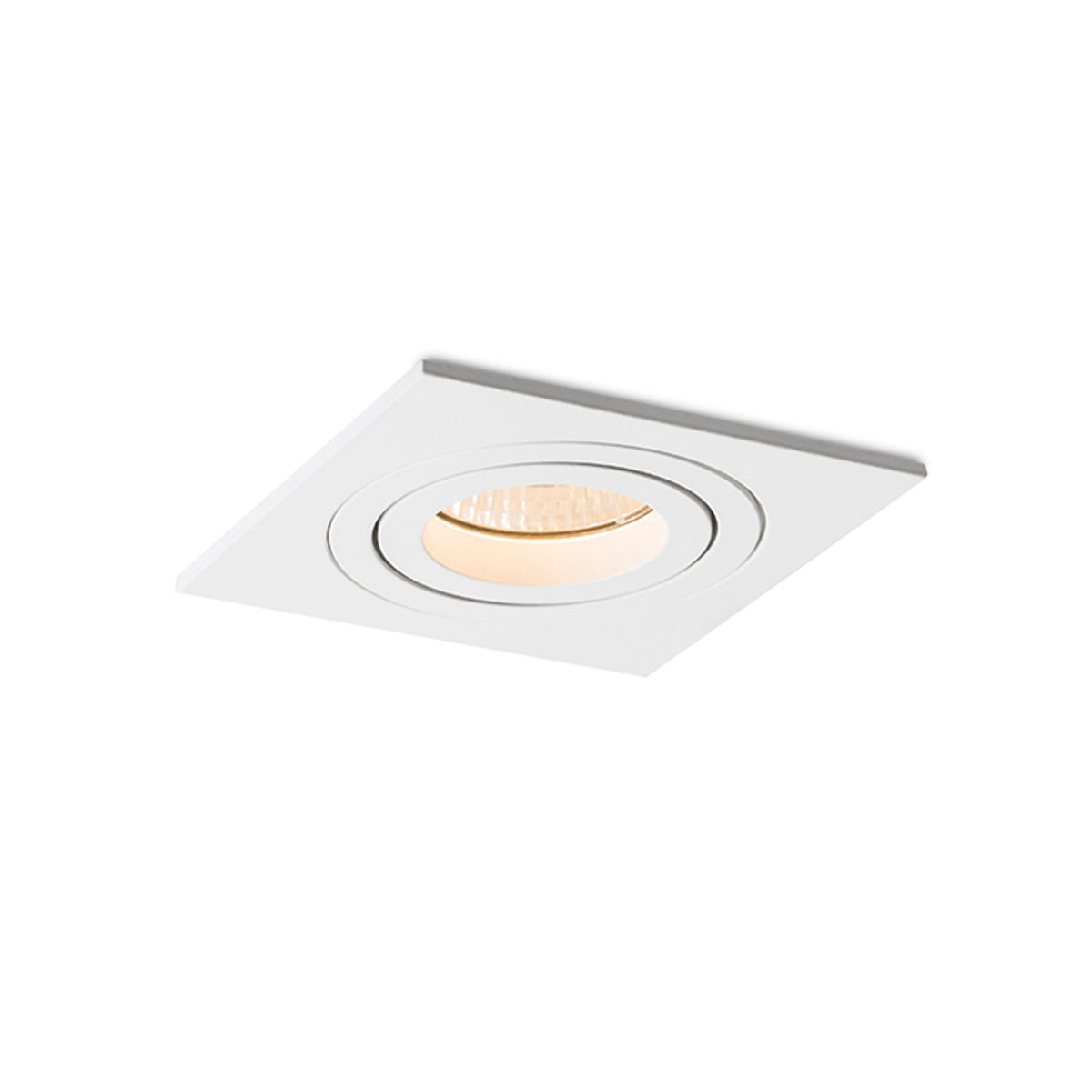 PASADENA GU10 SQ I | adjustable recessed spotlight | GU10 | square in 3 colors | with or without light source
