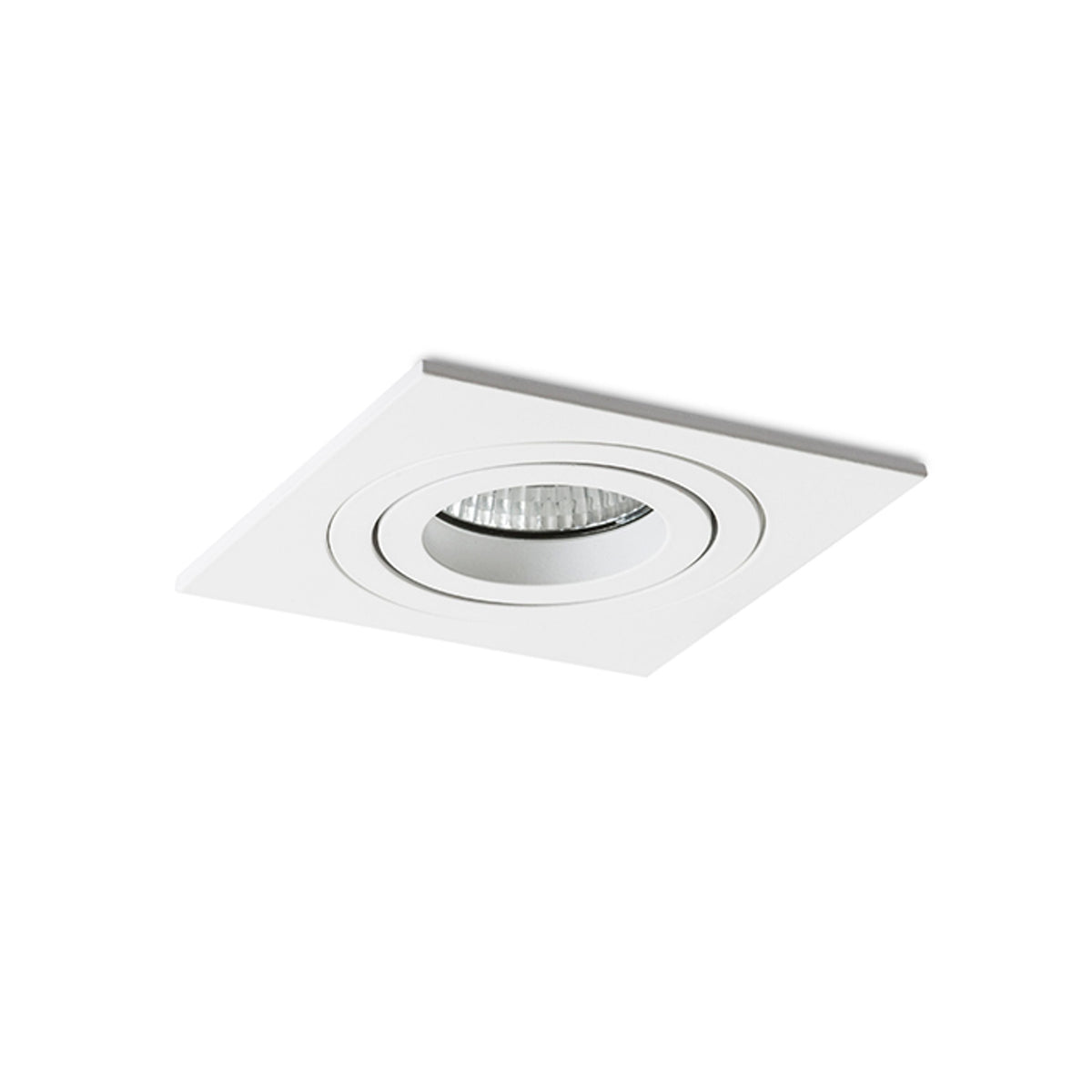 PASADENA GU10 SQ I | adjustable recessed spotlight | GU10 | square in 3 colors | with or without light source