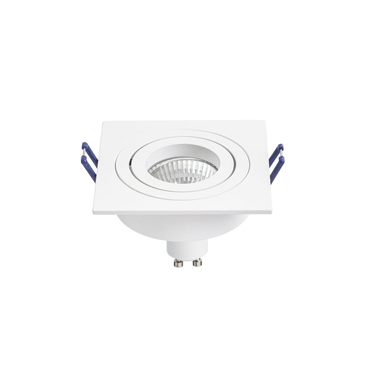 PASADENA GU10 SQ I | adjustable recessed spotlight | GU10 | square in 3 colors | with or without light source