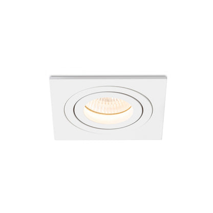 PASADENA GU10 SQ I | adjustable recessed spotlight | GU10 | square in 3 colors | with or without light source