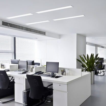 PESANTE 90 | línea de empotrado lineal | LED integrado de 40 W, 4200 lm, 3000 K | blanca, 120 cm