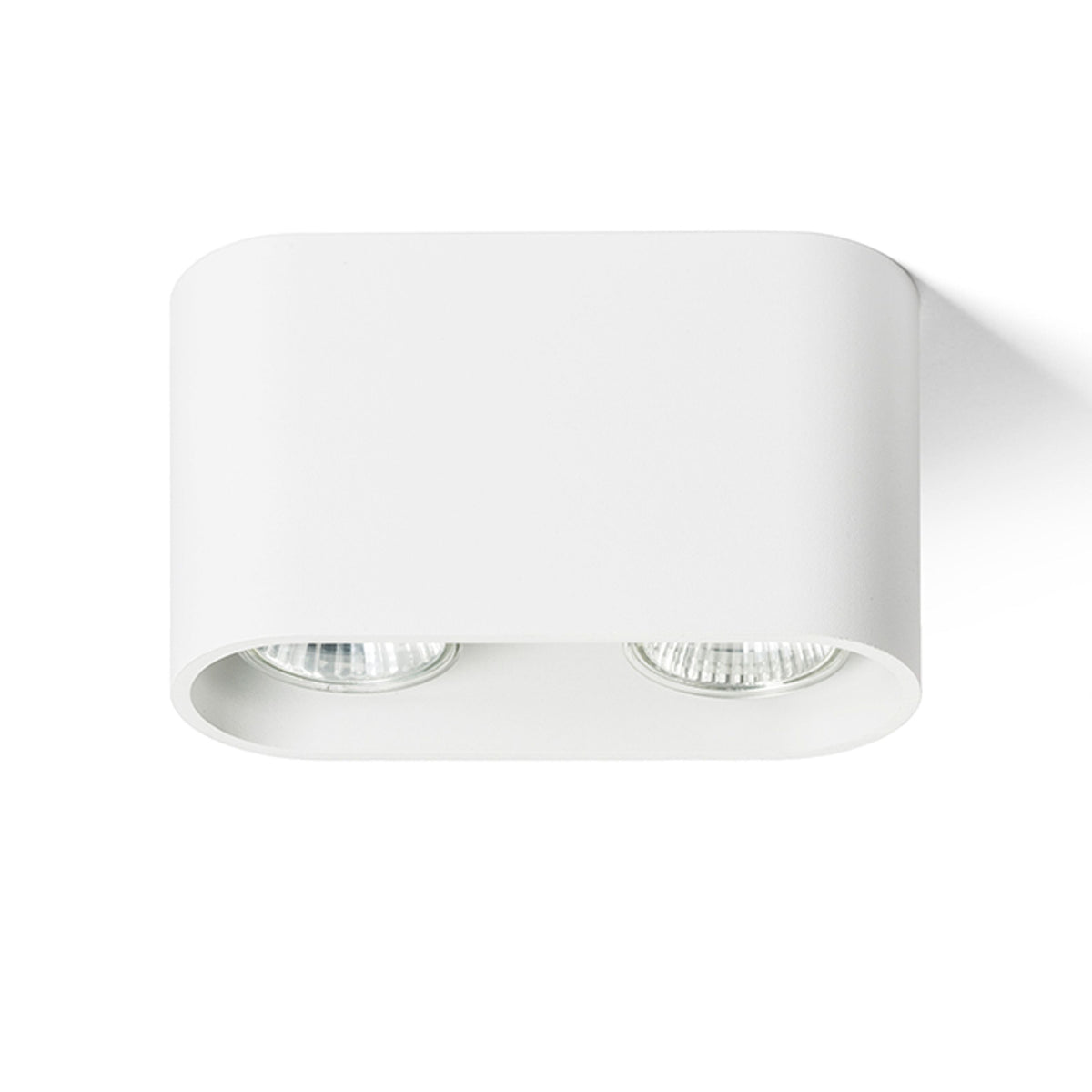 MANTOVA II | dubbele opbouwspot | 2x GU10 | mat wit of mat zwart | met of zonder lichtbron