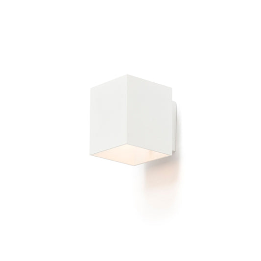 TRIP SQ | blokvormige wandlamp up en down | G9 | wit of zwart met goud | met of zonder lichtbron