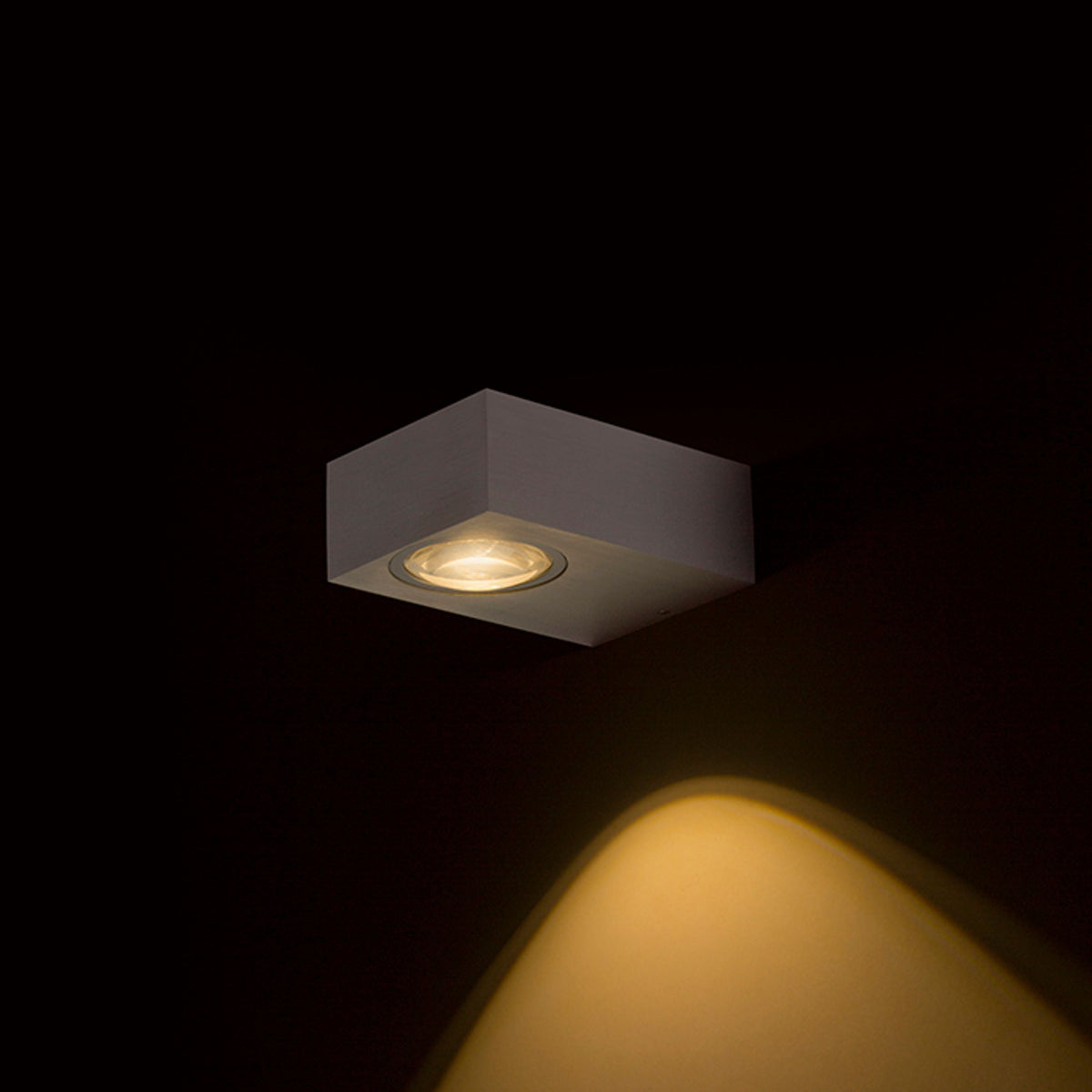 KORSO I | lampada da parete per esterni | LED 5W 390lm | IP54 | alluminio spazzolato