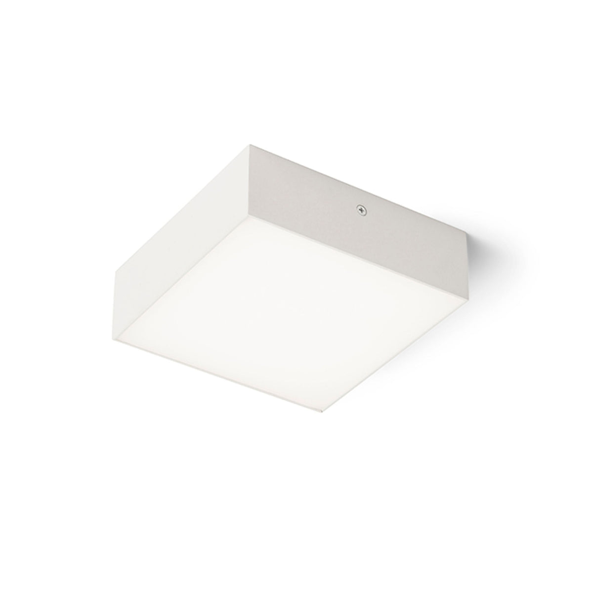 LARISA SQ 17 | lámpara de techo LED cuadrada | 15W 1200lm 3000K | 17 x 17 cm | blanca o negra