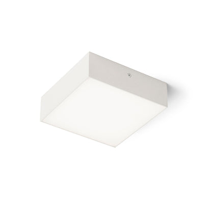 LARISA SQ 17 | lámpara de techo LED cuadrada | 15W 1200lm 3000K | 17 x 17 cm | blanca o negra
