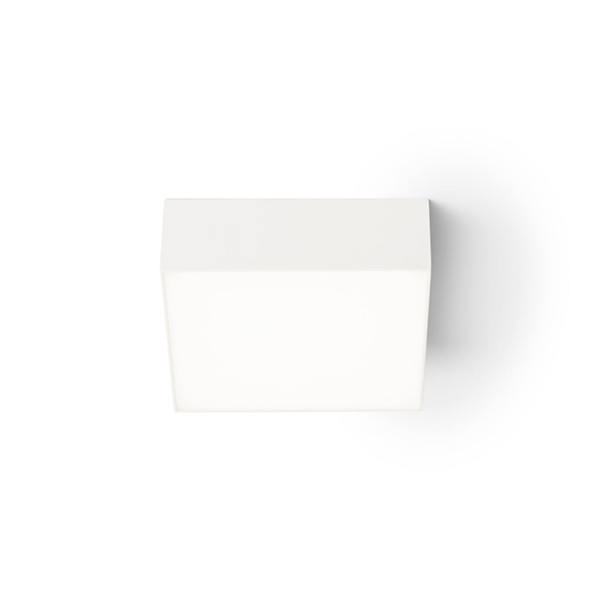 LARISA SQ 17 | lámpara de techo LED cuadrada | 15W 1200lm 3000K | 17 x 17 cm | blanca o negra