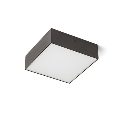 LARISA SQ 17 | lámpara de techo LED cuadrada | 15W 1200lm 3000K | 17 x 17 cm | blanca o negra