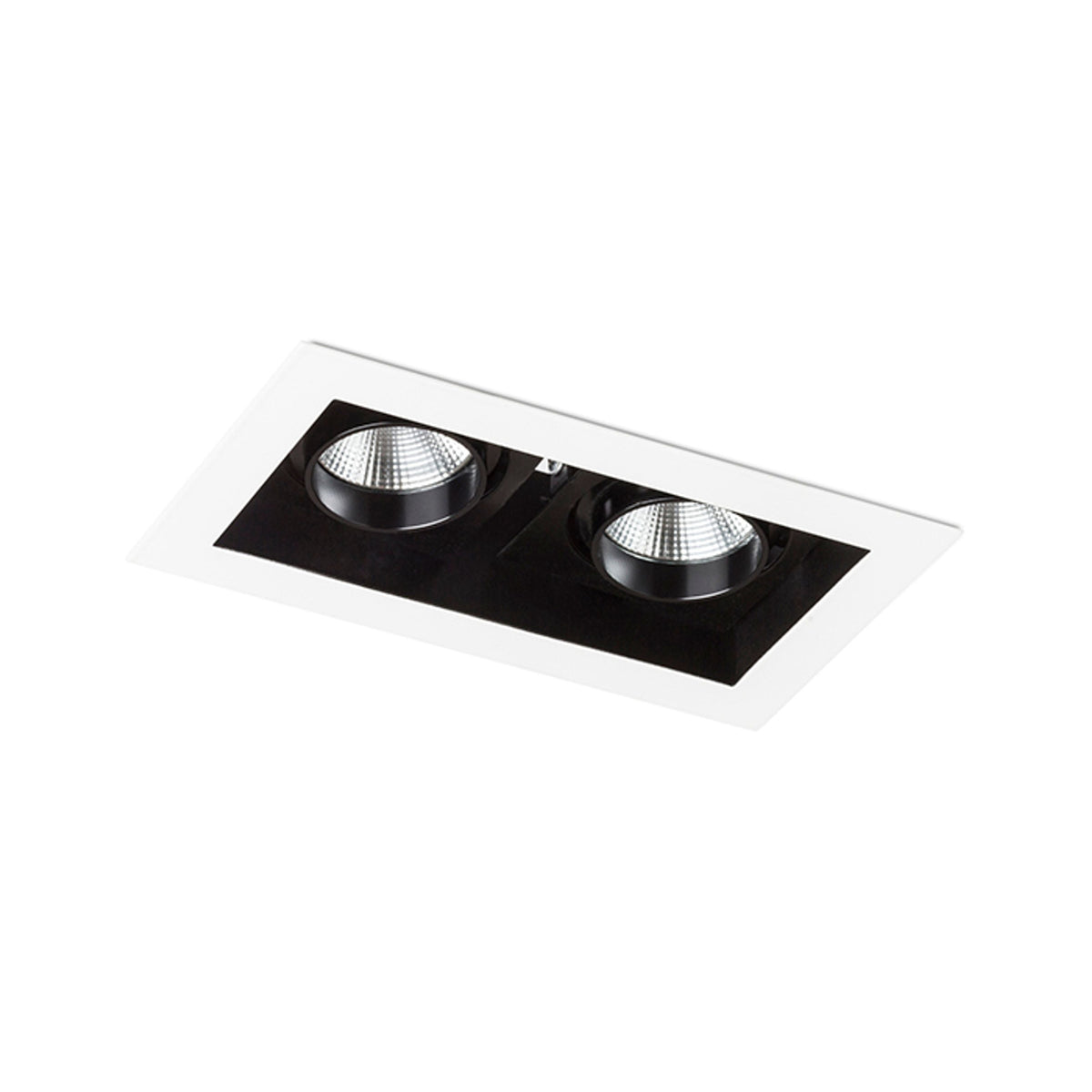 BONDY II | dubbele inbouwspot | geintegreerde LED 1120 lm 3000K | wit
