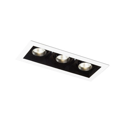 BONDY III | drievoudige inbouwspot | geintegreerde LED 1680 lm 3000K | wit
