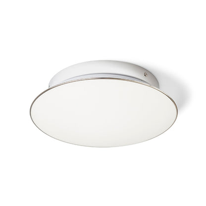 MARA | LED plafondlamp | 24W 1760lm 3000K | matte acryl met chroom 33,5 cm