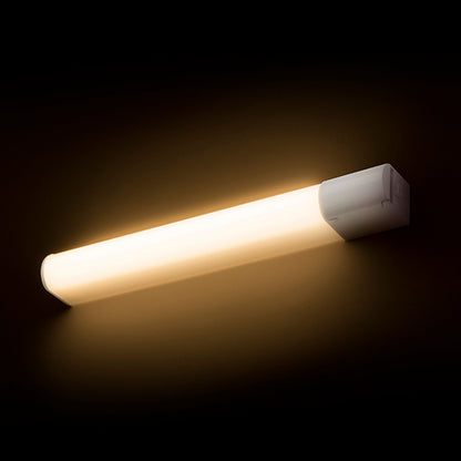 FLORIO | LED nástěnné koupelnové svítidlo se zásuvkou a vypínačem | 8W 3000K | IP44 bílé