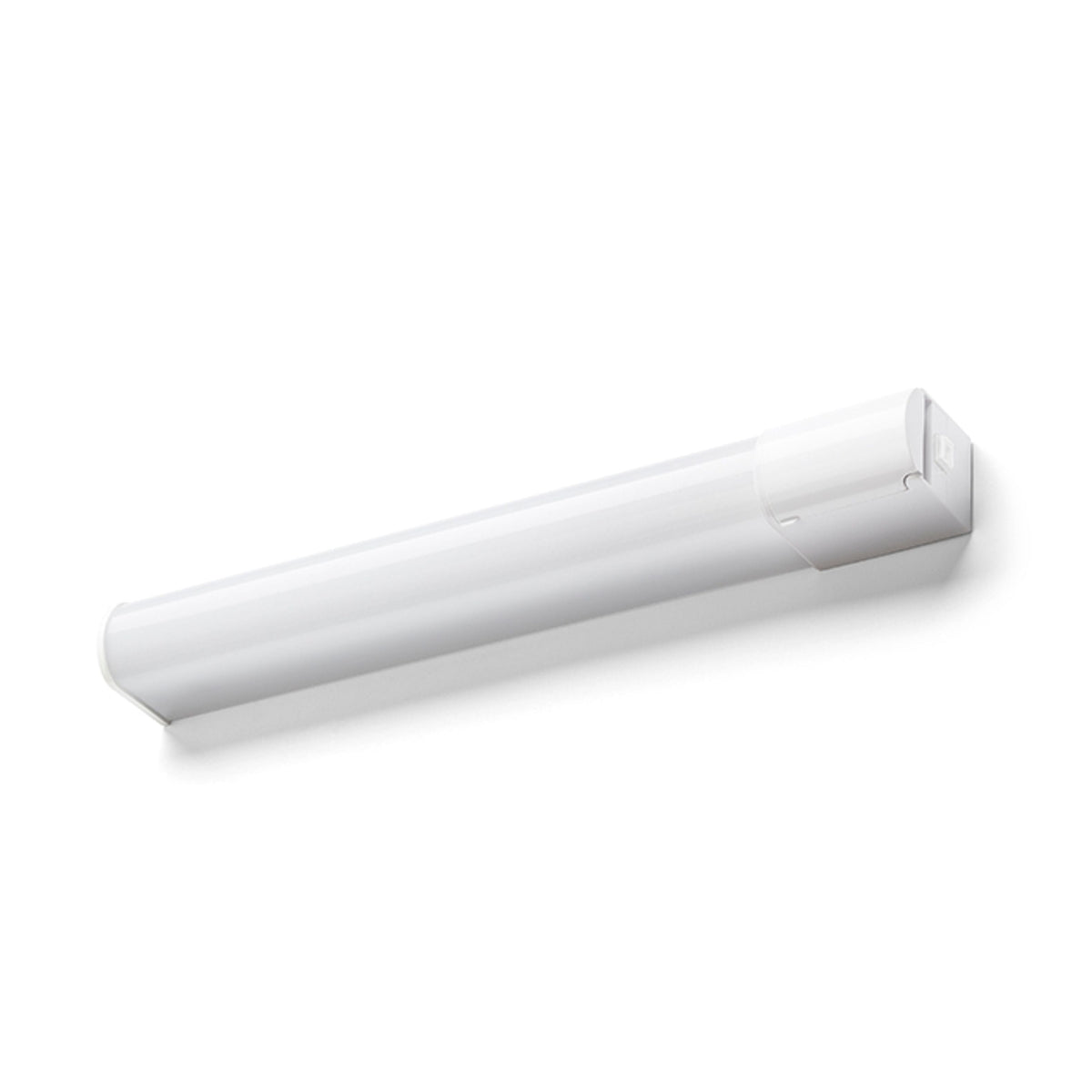 FLORIO | LED nástěnné koupelnové svítidlo se zásuvkou a vypínačem | 8W 3000K | IP44 bílé