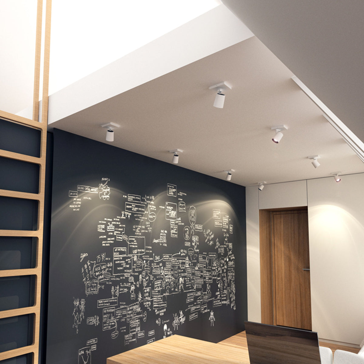 KENNY I | adjustable surface-mounted spotlight | GU10 | wall and ceiling | with or without light source