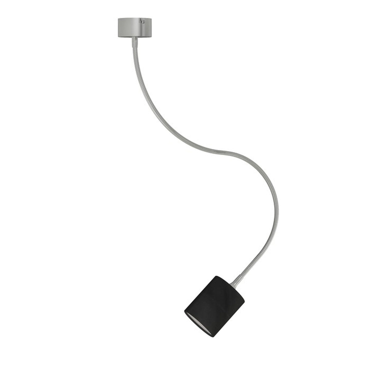 LOYD LED I | hanglamp | geintegreerde LED 4,5W | buigbare arm 100 cm zwart
