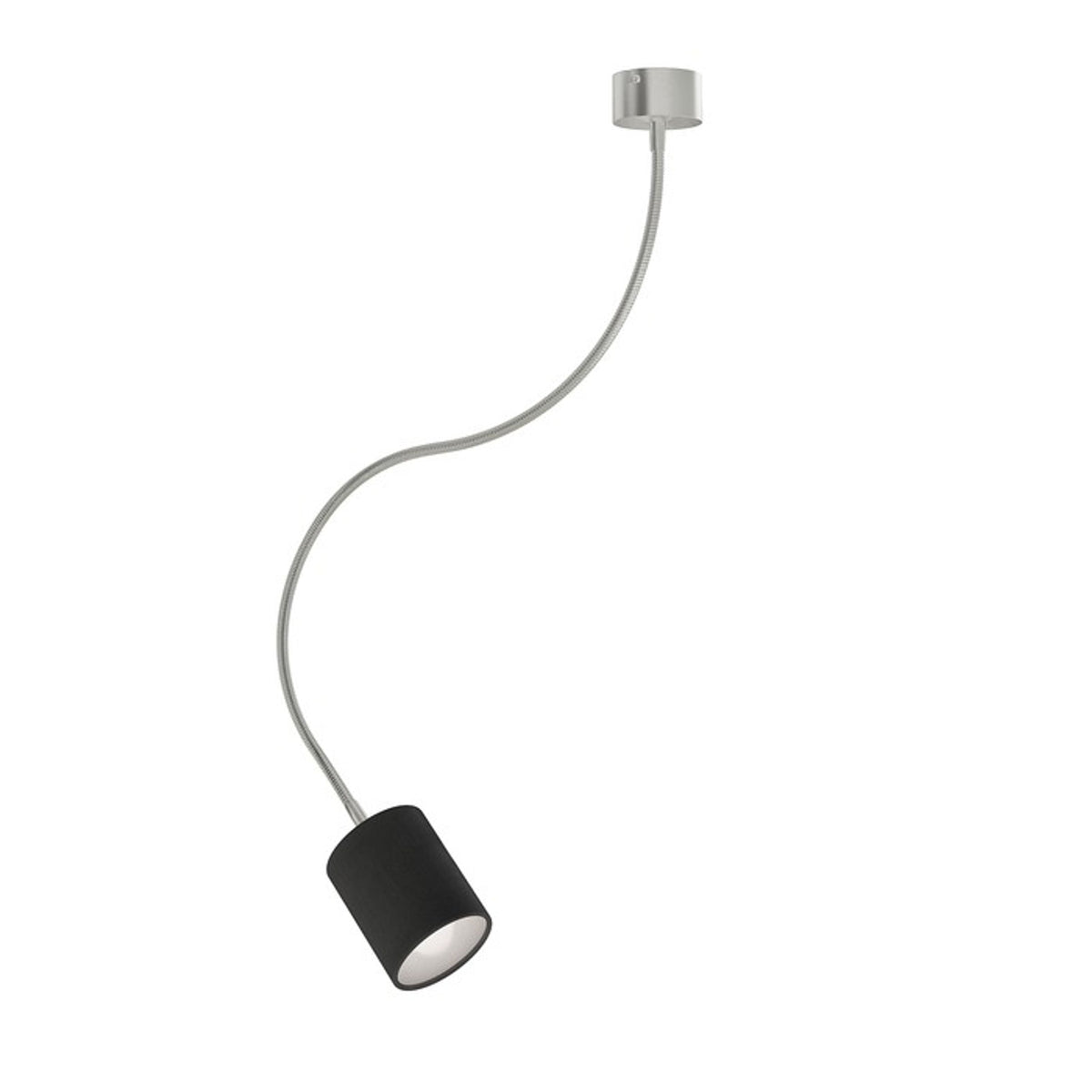 LOYD LED I | hanglamp | geintegreerde LED 4,5W | buigbare arm 100 cm zwart