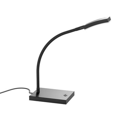 FRISCO | LED tafellamp met zwanenhals en touchdimmer | 4,2W 3000K 300lm | 60 cm | zwart