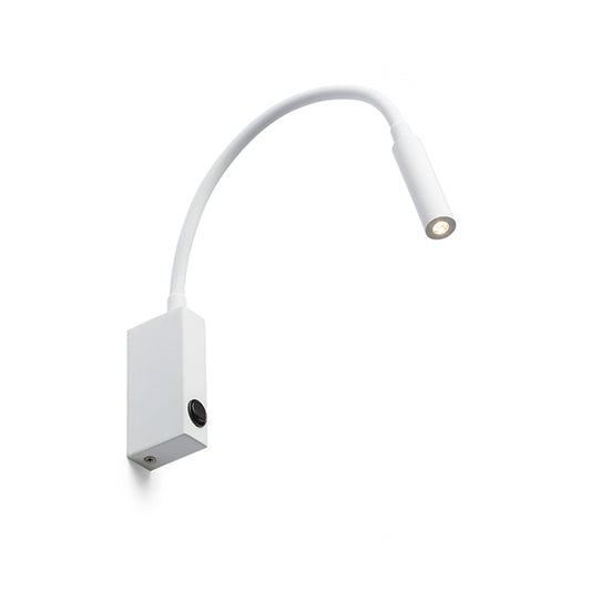 EKE | LED wandspot op zwanenhals | wit of zwart
