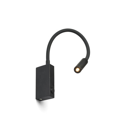 EKE LED wandspot zwart