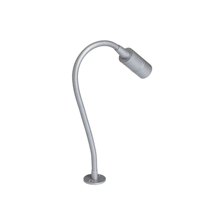 ESA | LED bureauspot op zwanenhals | 3W 3000K 150lm | 66 cm | zilvergrijs