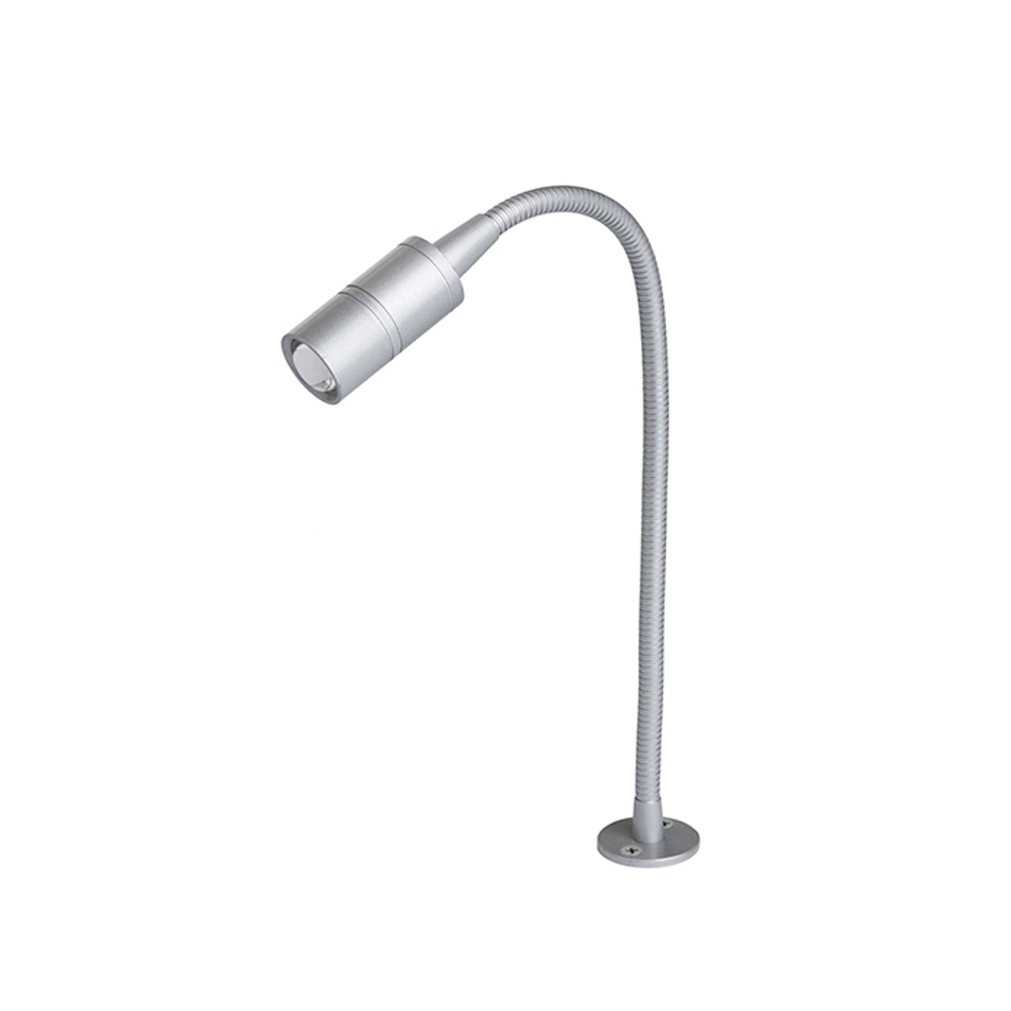 ESA | LED bureauspot op zwanenhals | 3W 3000K 150lm | 66 cm | zilvergrijs