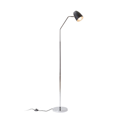 PRAGMA vloerlamp zwart chroom E27