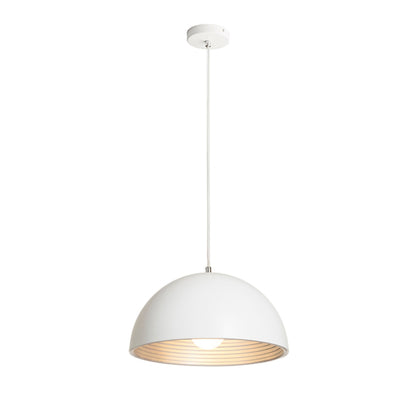 CARISSIMA 40 | candeeiro metálico suspenso com refletor de 40 cm | E27 | branco com cinzento-prateado ou preto com dourado | com ou sem lâmpada
