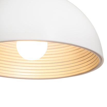 CARISSIMA 40 | candeeiro metálico suspenso com refletor de 40 cm | E27 | branco com cinzento-prateado ou preto com dourado | com ou sem lâmpada