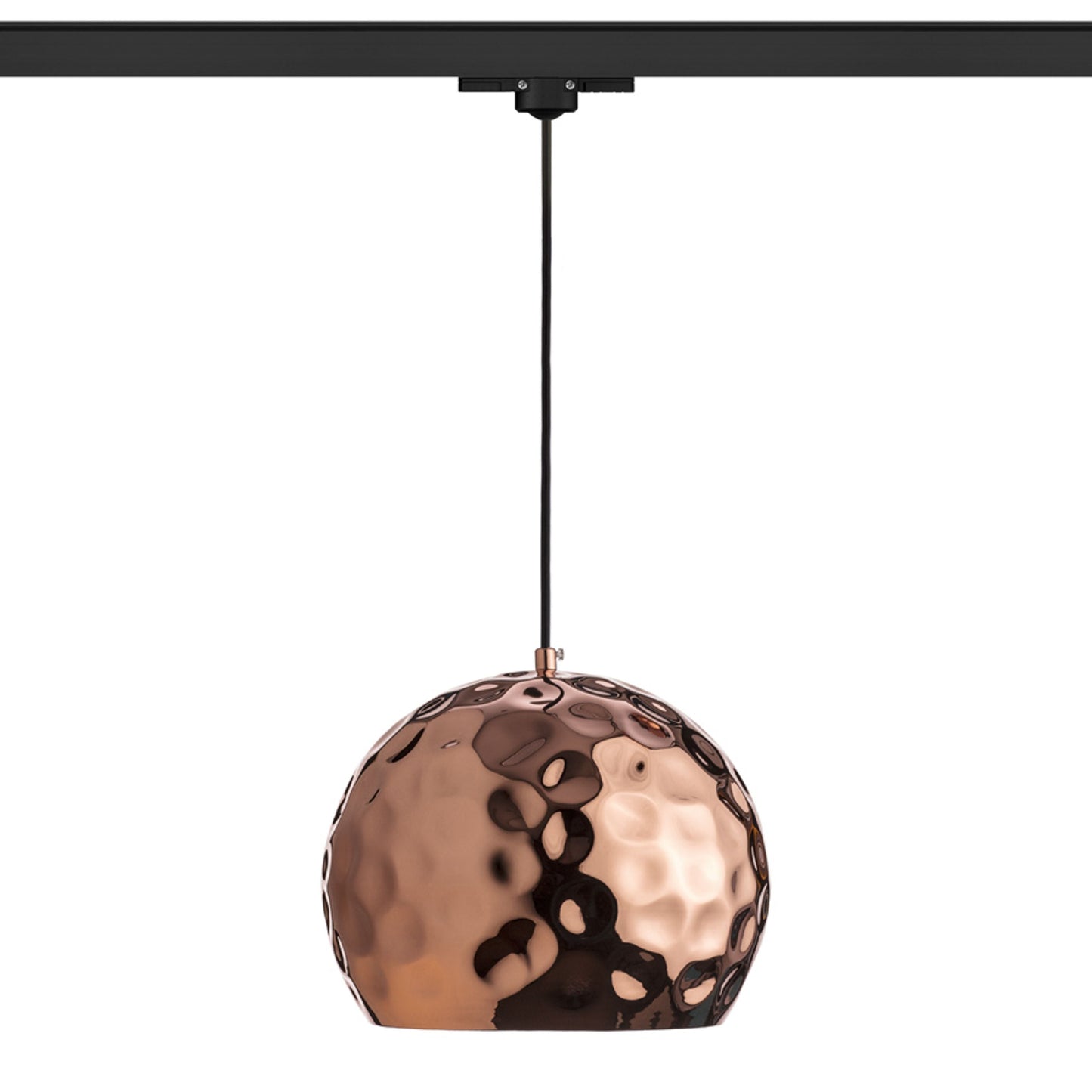 BLONDIE | 3-fase hanglamp | koper met witte binnenkant