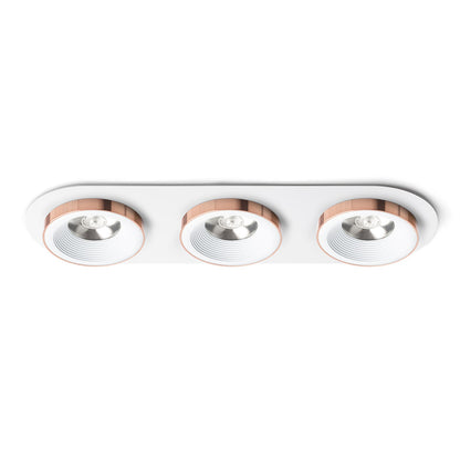SHARM R III | faretto triplo da incasso | 3x 10 W 2700 lm 3000K | 9 colori