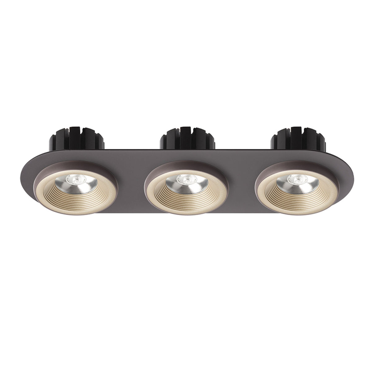 SHARM R III | faretto triplo da incasso | 3x 10 W 2700 lm 3000K | 9 colori