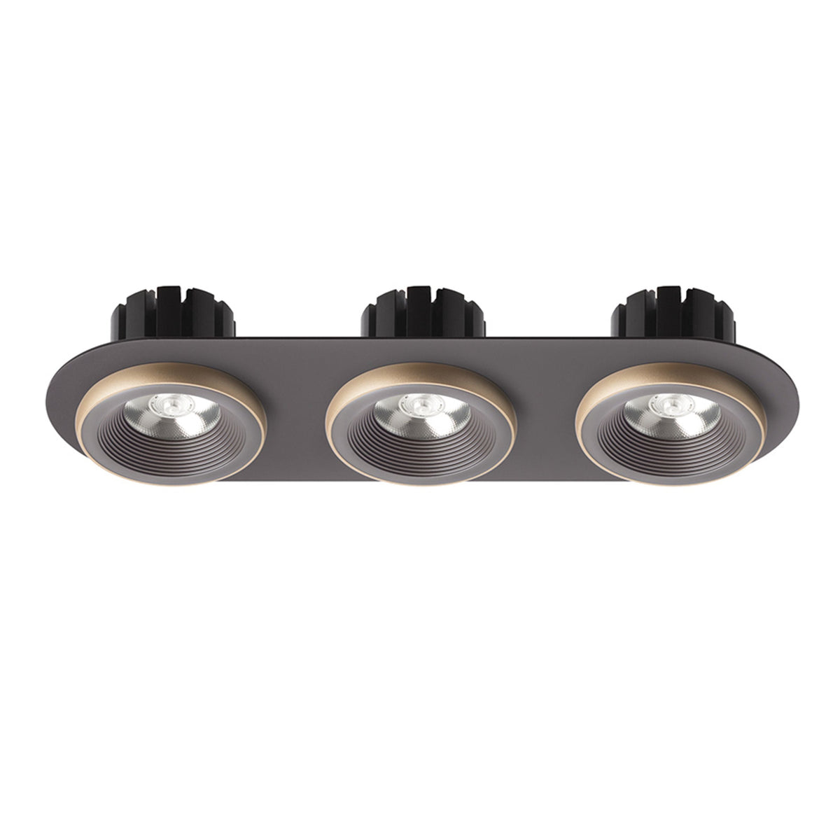 SHARM R III | faretto triplo da incasso | 3x 10 W 2700 lm 3000K | 9 colori