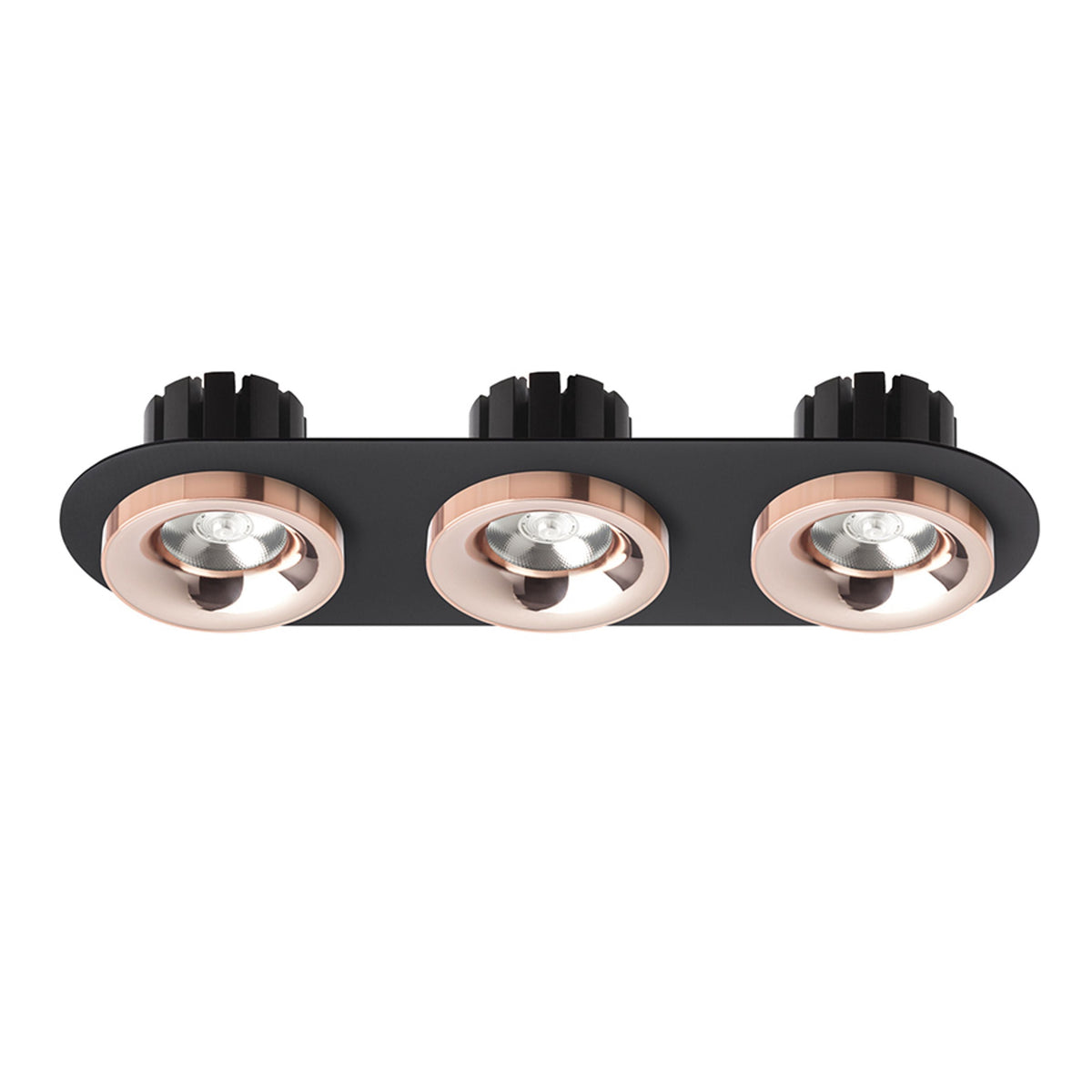 SHARM R III | faretto triplo da incasso | 3x 10 W 2700 lm 3000K | 9 colori