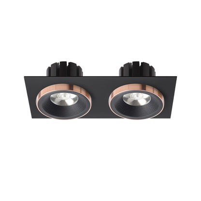 SHARM SQ II | dubbele vierkante inbouwspot | 2x 10 W 1800 lm 3000K | 9 kleuren