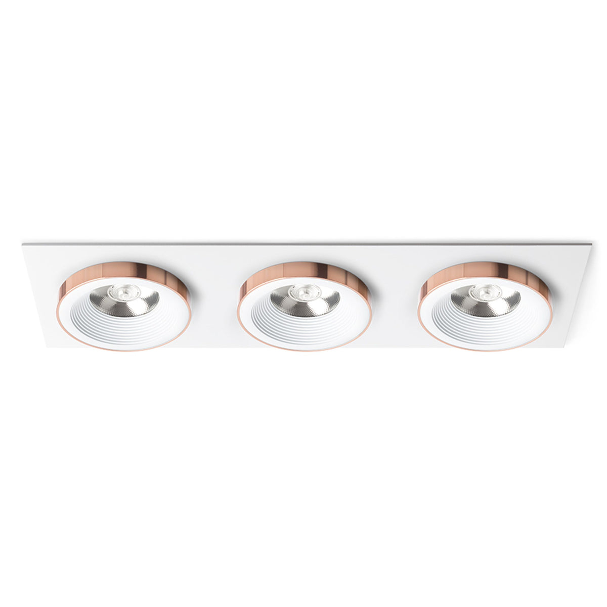 SHARM SQ III | drievoudige vierkante inbouwspot | 3x 10 W 2700 lm 3000K | 9 kleuren