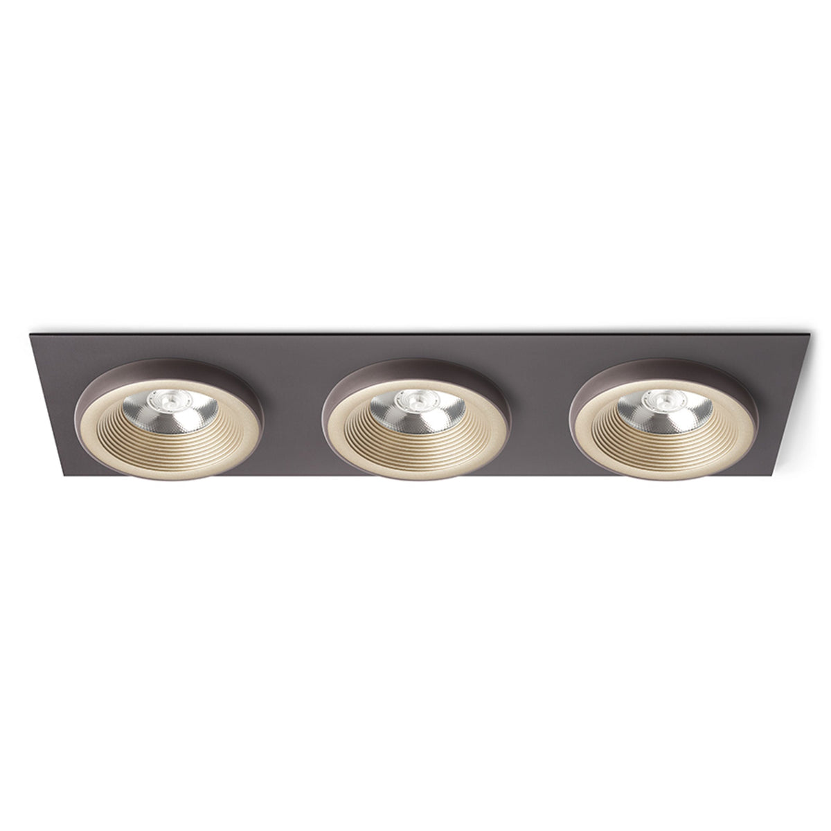 SHARM SQ III | drievoudige vierkante inbouwspot | 3x 10 W 2700 lm 3000K | 9 kleuren