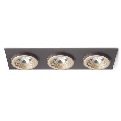 SHARM SQ III | drievoudige vierkante inbouwspot | 3x 10 W 2700 lm 3000K | 9 kleuren