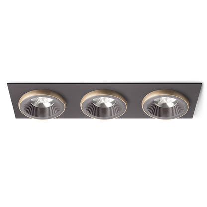 SHARM SQ III | drievoudige vierkante inbouwspot | 3x 10 W 2700 lm 3000K | 9 kleuren